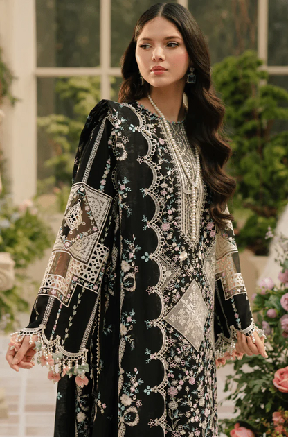 SNS-Summer 3PC Lawn Chikankri Embroidered Suit